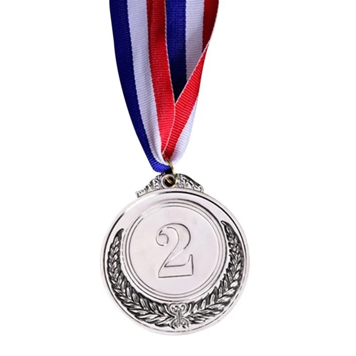 Custom Gold Medal With Ribbon